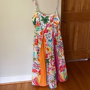 Farm Rio maxi multi color dress